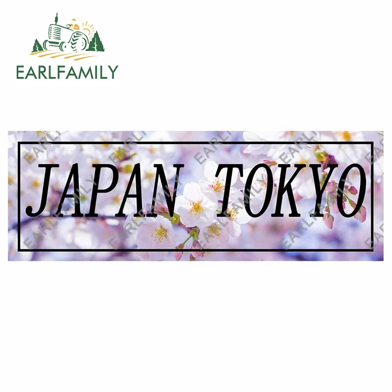 Car Accessories In Tokyo - EARLFAMILY 13ซม.X 4.5ซม.สําหรับญี่ปุ่นโตเกียวSlapรถอุปกรณ์เสริมสติกเกอร์อะนิเมะกระจกGraffitiตลกCaravanครีมกันแดดสติกเกอร์