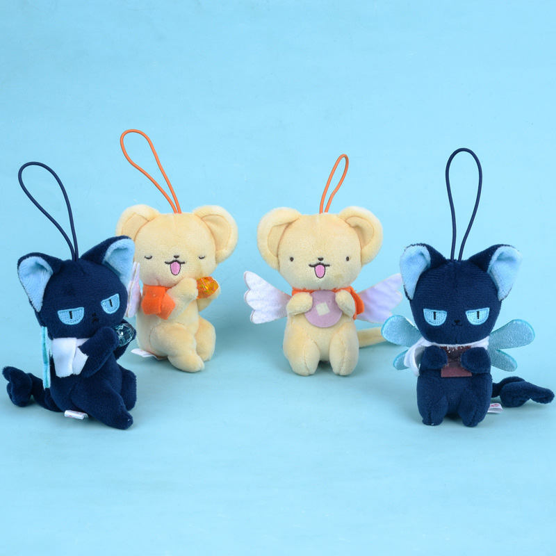 Car Accessories Japan - พวงกุญแจตุ๊กตาการ์ดแคปเตอร์ซากุระสุดน่ารัก ตุ๊กตาคีโร่การ์ตูนอนิเมะ ของตกแต่งกระเป๋าเป้และรถยนต์ ของขวัญสร้างสรรค์