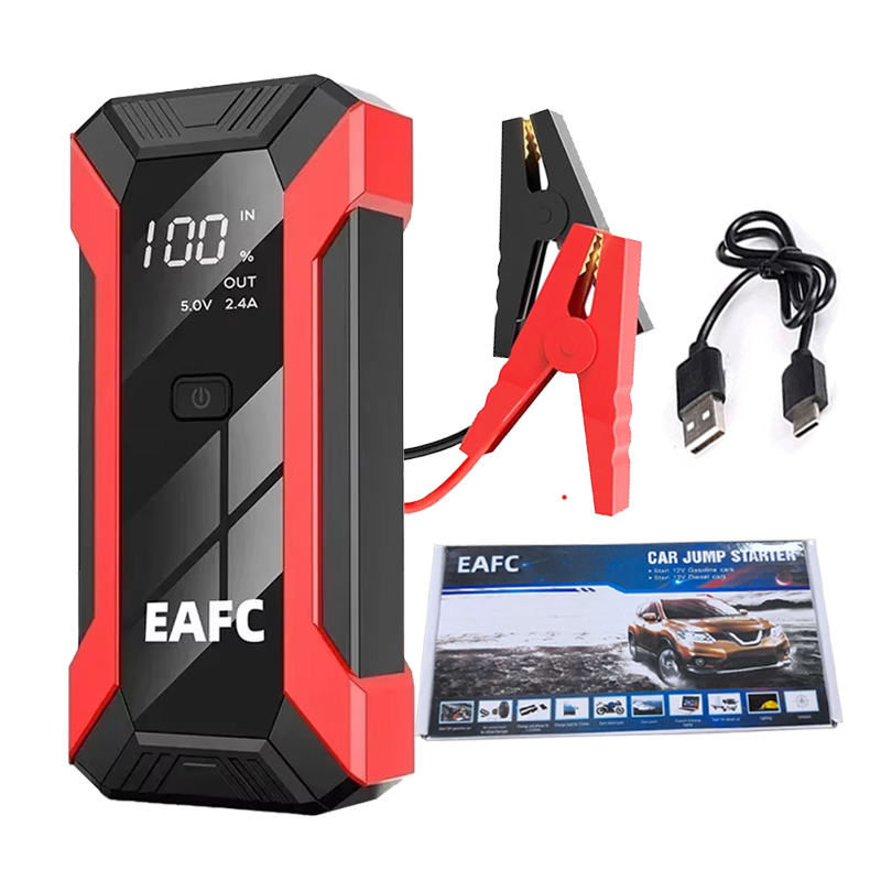 Portable Jump Starter - 12V รถ Jump Starter 1200A เอาต์พุตแบบพกพาฉุกเฉิน