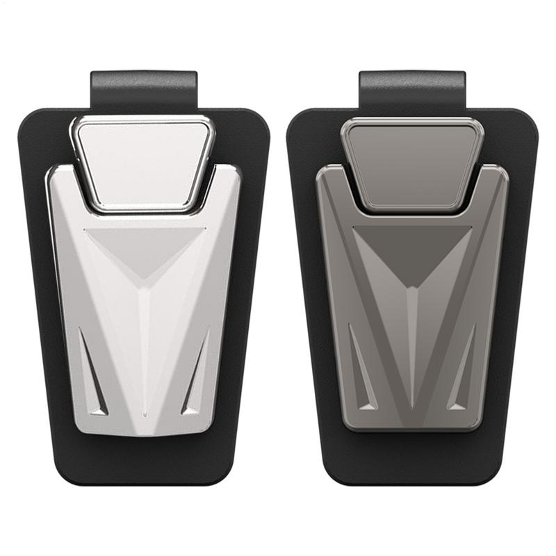 Car Accessories Must Have - แว่นตากันแดดสําหรับรถยนต์โลหะVisorผู้ถือคลิปสําหรับแว่นตาความแข็งแรงสูงShock-Absorbingต้องมีรถอุปกรณ์เสริมสําหรับชาย