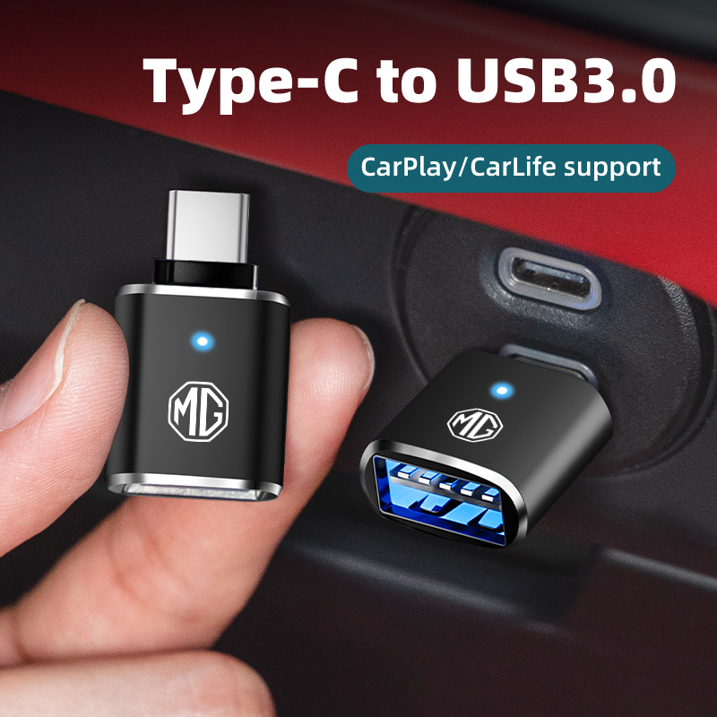 Car Accessories App - สายแปลงอะแดปเตอร์ LED สำหรับรถยนต์ แบบ Type C