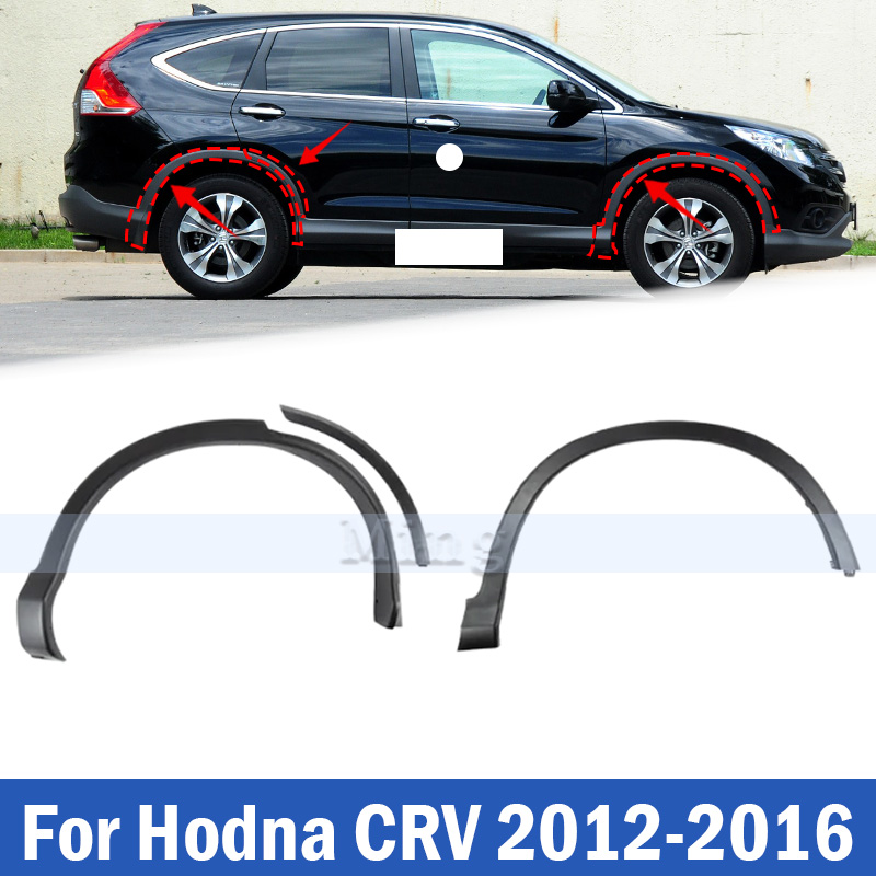 Car Accessories Honda Crv - ชุดแต่งขอบกันชนหน้า-หลัง ซุ้มล้อข้าง อุปกรณ์ตกแต่งรถยนต์ สำหรับ Honda CRV