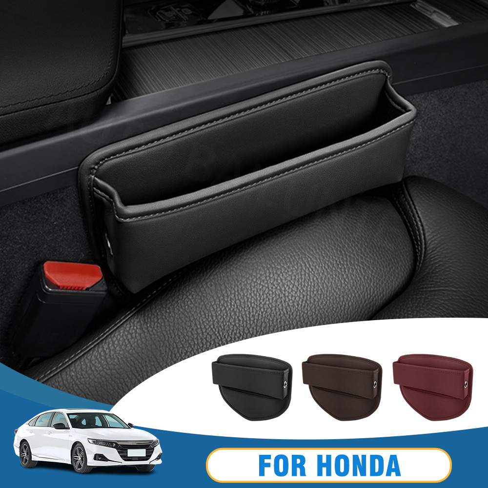 Car Accessories Honda Crv - รถที่นั่ง Gap จัดเก็บกล่องหนังสําหรับ Honda ZR-V CR-V