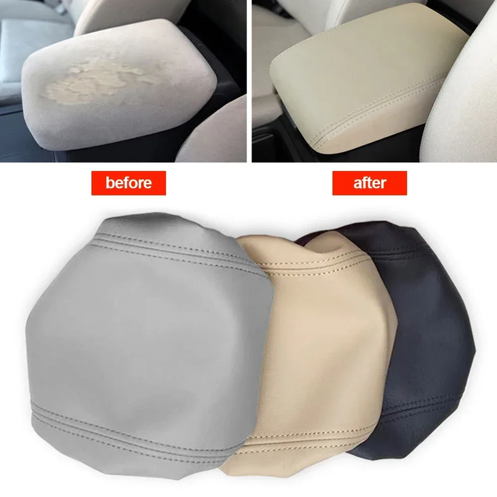 Car Accessories Honda Crv - กล่องวางแขนในรถยนต์ ฝาครอบคอนโซลกลาง อุปกรณ์ตกแต่งภายในรถยนต์ ฝาครอบหนัง PU สำหรับ