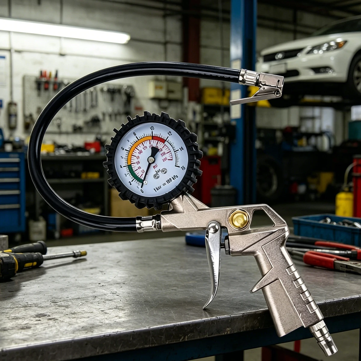 Car Accessories Job - เครื่องมือเติมลมยาง ปืนเติมลมยาง รถยนต์ เครื่องวัดแรงดันลมยาง อุปกรณ์เสริมสำหรับรถยนต์ เครื่องวัดลมยาง