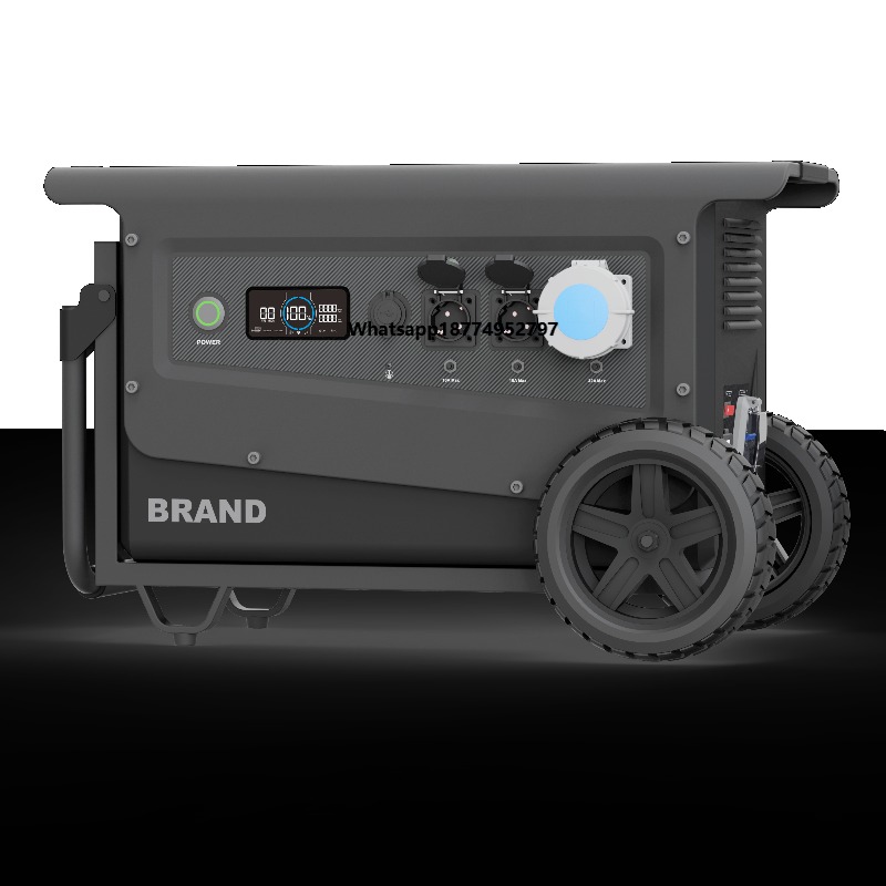 Portable Jump Starter - สถานีพลังงานแบบพกพา 5040WH 5000W LiFePO4 อินเวอร์เตอร์คลื่นไซน์บริสุทธิ์ แบตเตอรี่สำรองสำหรับสตาร์ทรถ