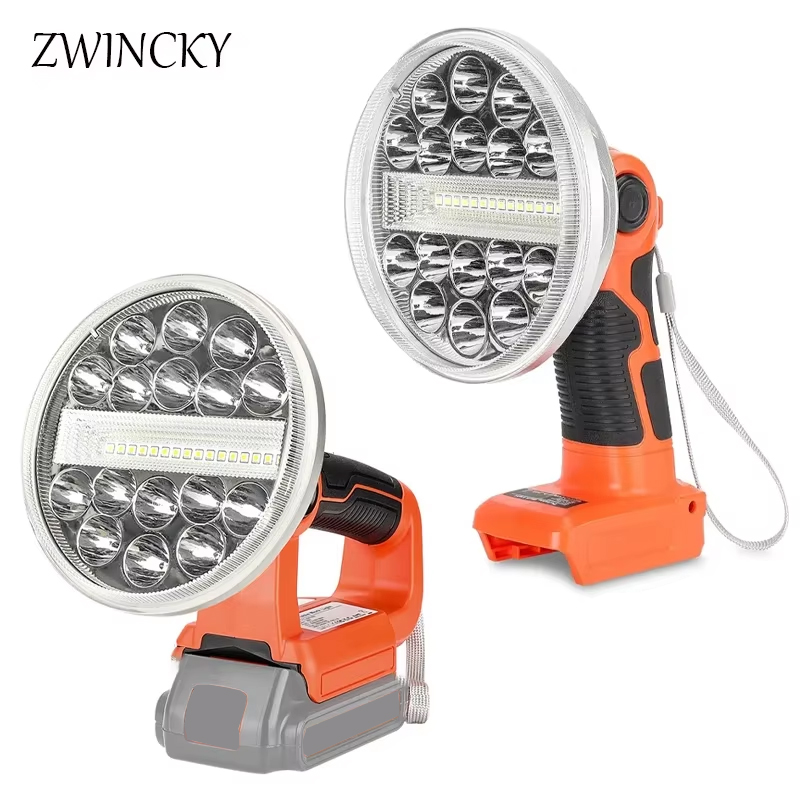Car Accessories Job - ไฟส่องสว่าง LED 2000LM สำหรับแบตเตอรี่ลิเธียม 20V ของ