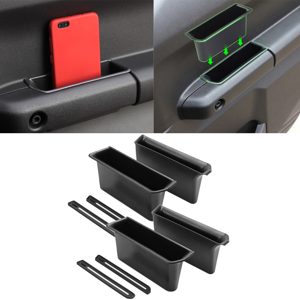 Car Accessories Xl - กล่องเก็บของอเนกประสงค์ 4 ชิ้น สำหรับที่วางแขนและมือจับประตูรถยนต์ สำหรับ Suzuki