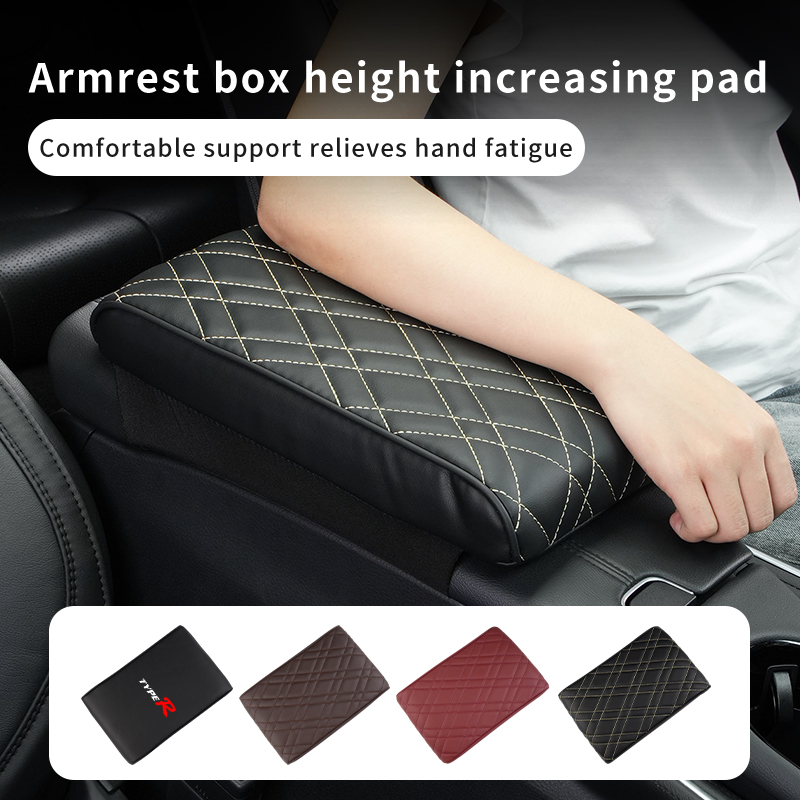 Car Accessories Honda Crv - แผ่นรองกันลื่นสำหรับที่วางแขนกลางรถยนต์ อุปกรณ์เสริมสำหรับ Honda Type R Civic