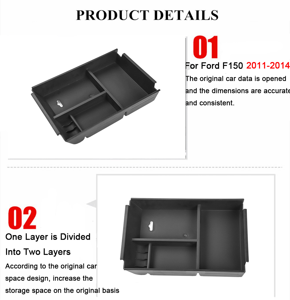 ที่วางแขนคอนโซลกลางถาดจัดระเบี - Car Accessories Xl บทวิจารณ์และราคา