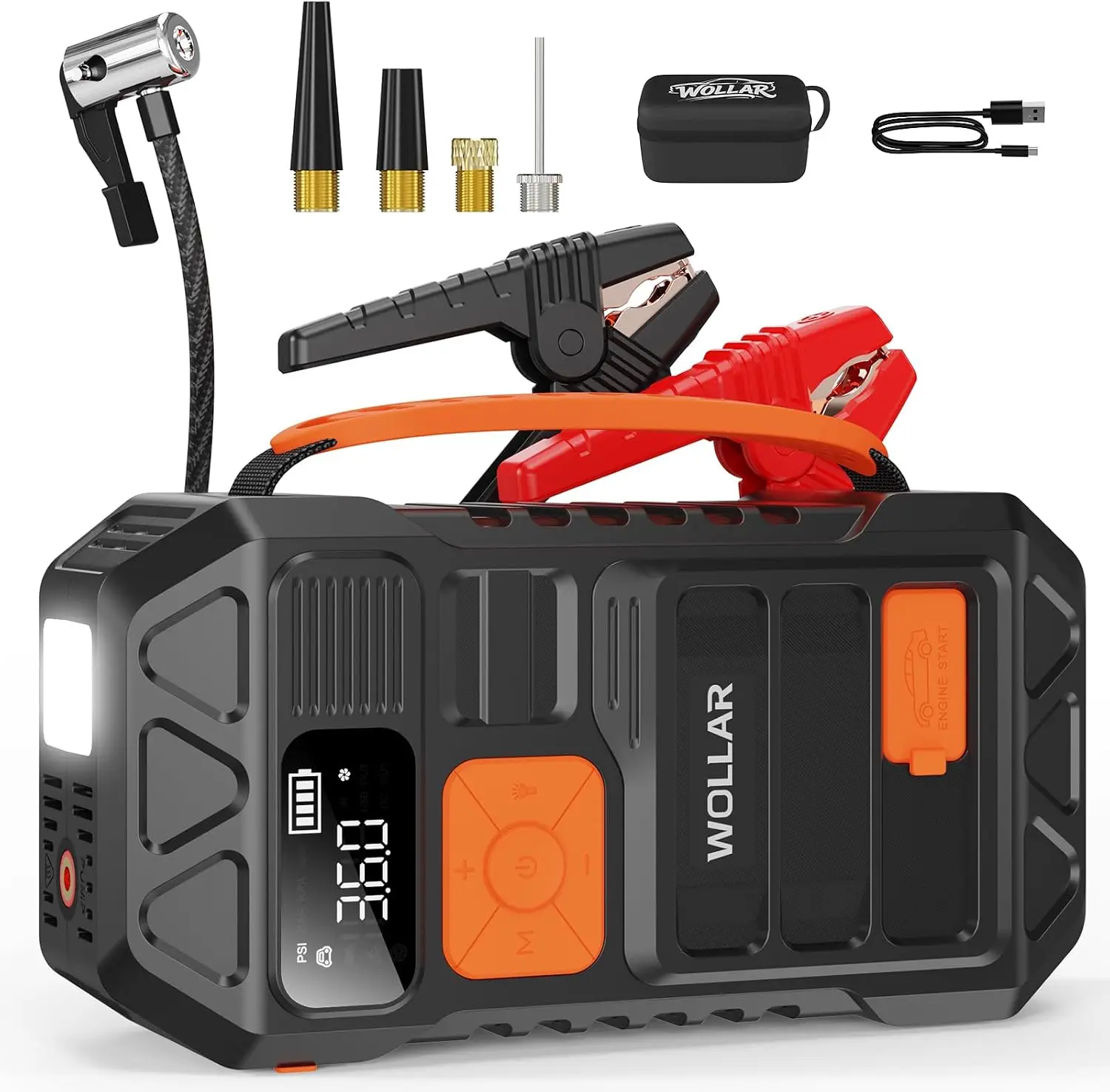 เครื่องจั๊มพ์สตาร์ทเตอร์ 3000A - Portable Jump Starter บทวิจารณ์และราคา