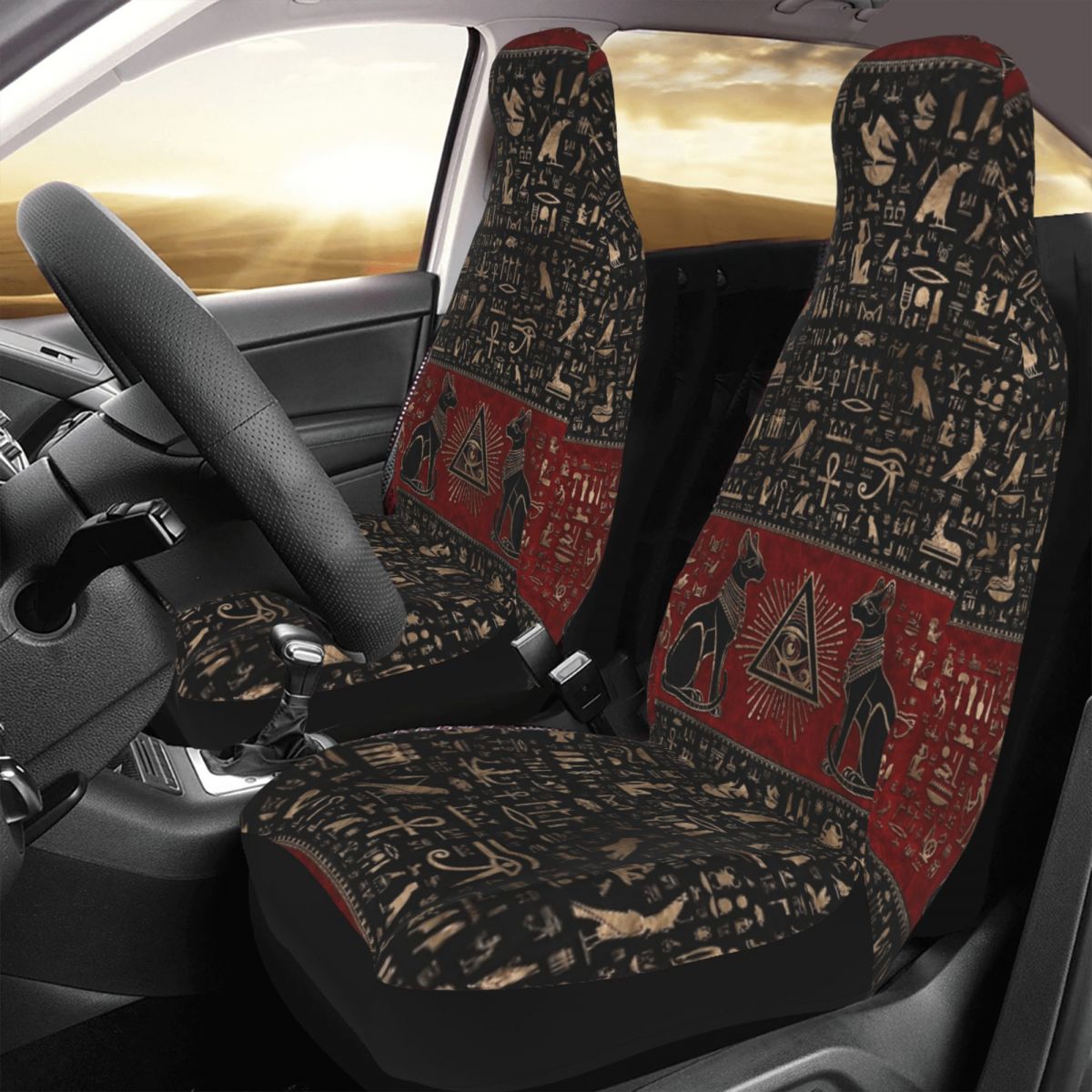 ฝาครอบเบาะรถยนต์ลายตาแห่งฮอรัส - Car Accessories Egypt บทวิจารณ์และราคา