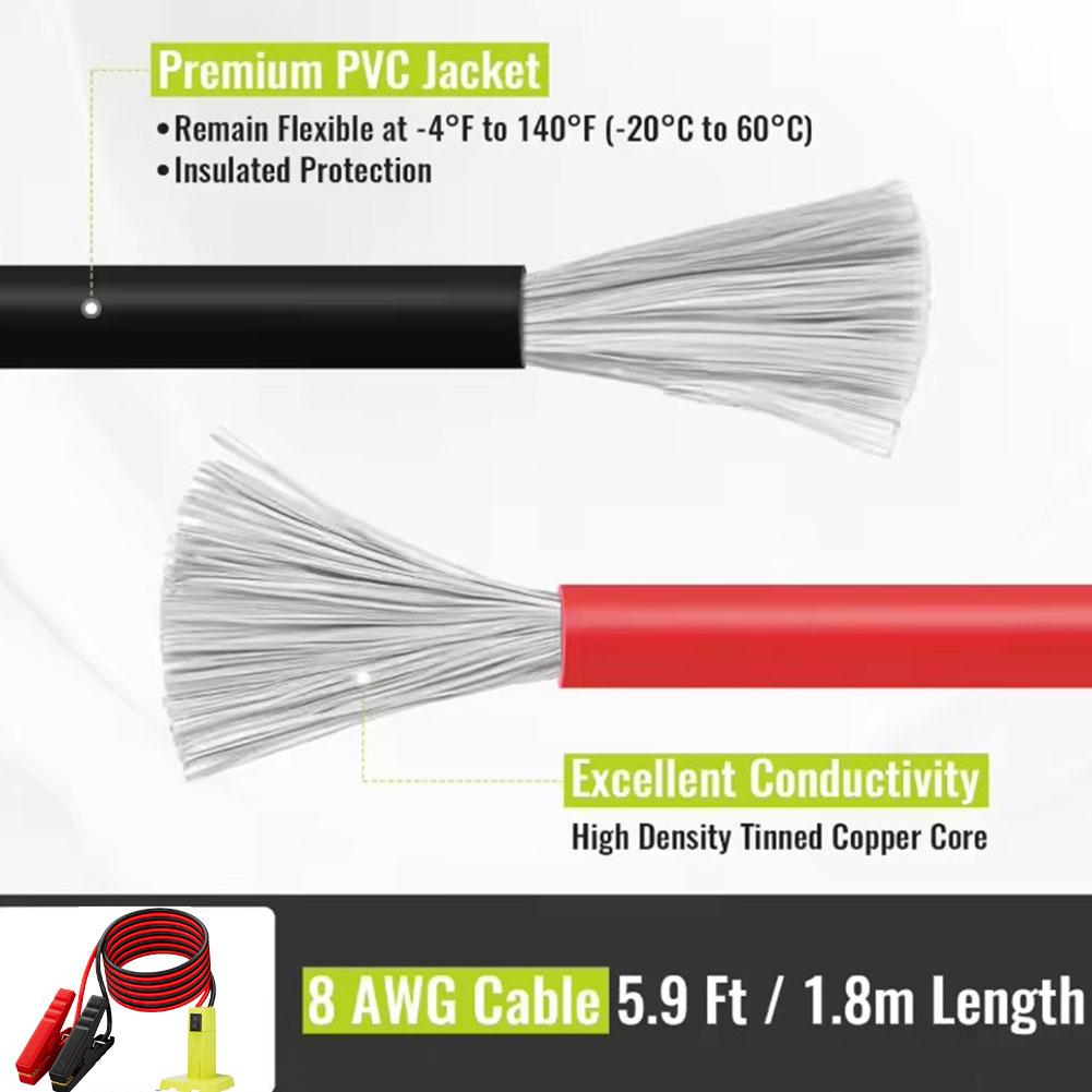 สายจั๊มพ์สตาร์ทสำหรับแบตเตอรี่ - Portable Jump Starter บทวิจารณ์และราคา