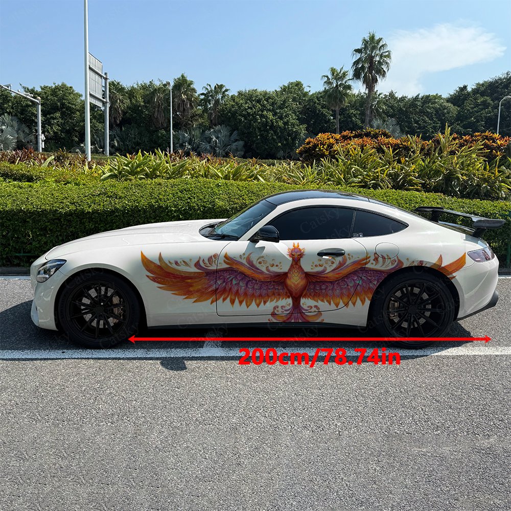 สติ๊กเกอร์ตกแต่งข้างรถลายฟีนิก - Car Accessories Phoenix บทวิจารณ์และราคา
