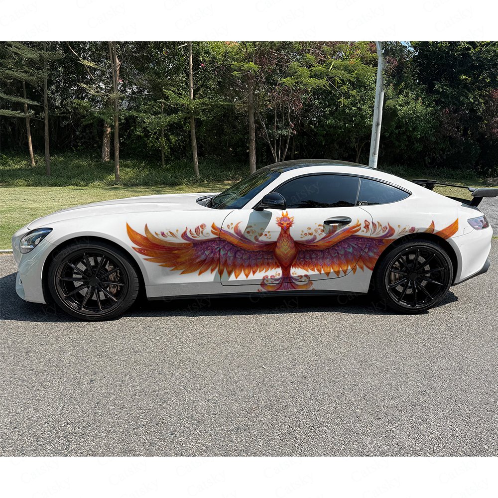 สติ๊กเกอร์ตกแต่งข้างรถลายฟีนิก - Car Accessories Phoenix บทวิจารณ์และราคา
