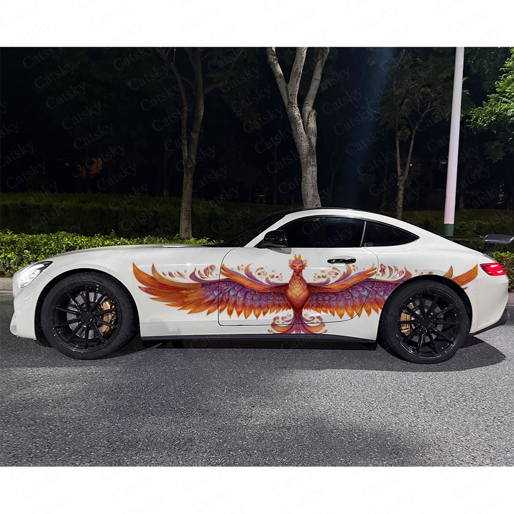 สติ๊กเกอร์ตกแต่งข้างรถลายฟีนิก - Car Accessories Phoenix บทวิจารณ์และราคา