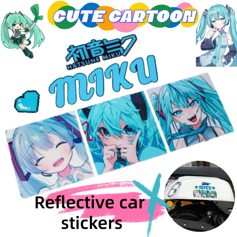 สติกเกอร์สะท้อนแสงลายอนิเมะ Ha - Car Accessories Japan บทวิจารณ์และราคา