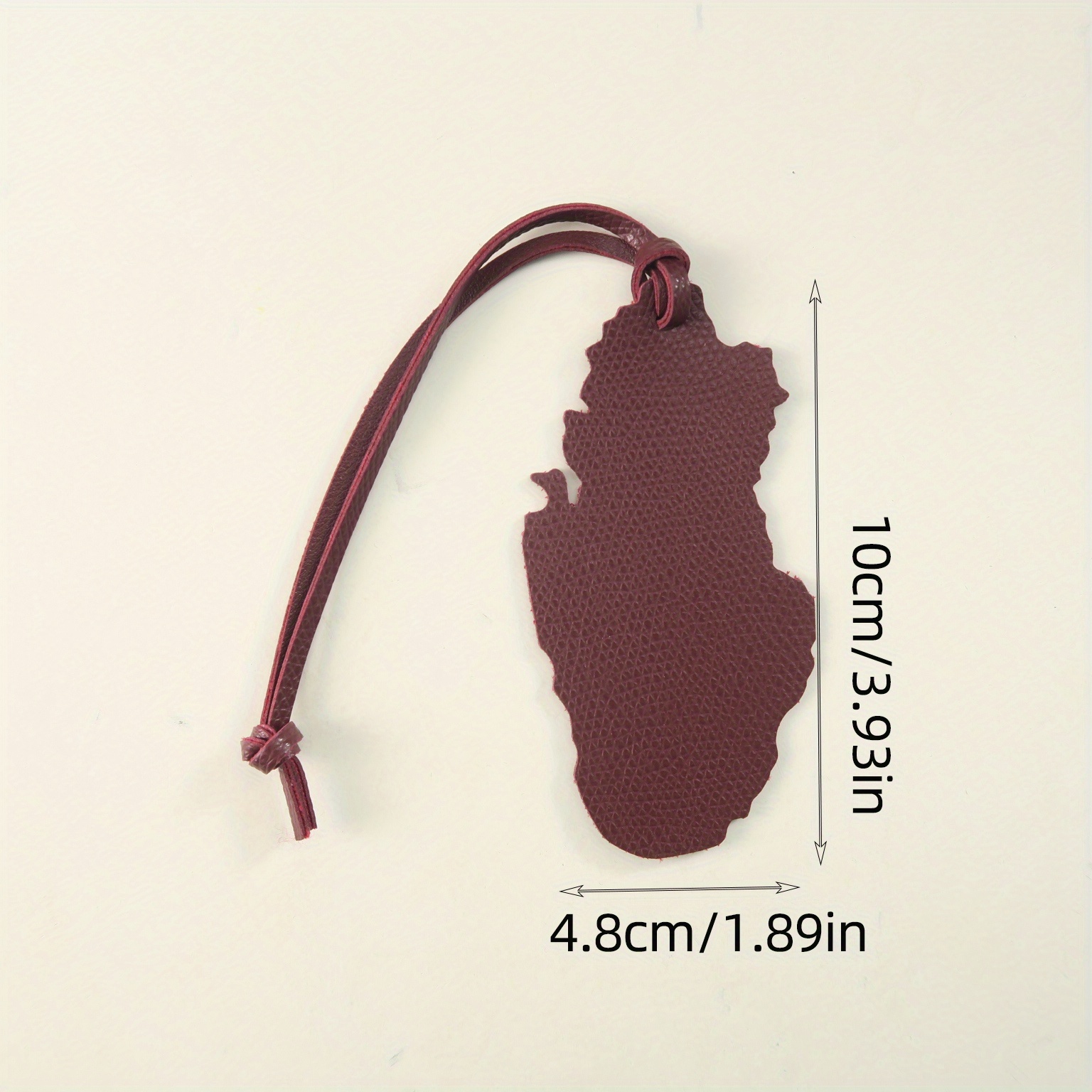 พวงกุญแจหนัง PU ลายแผนที่กาตาร - Car Accessories Qatar บทวิจารณ์และราคา