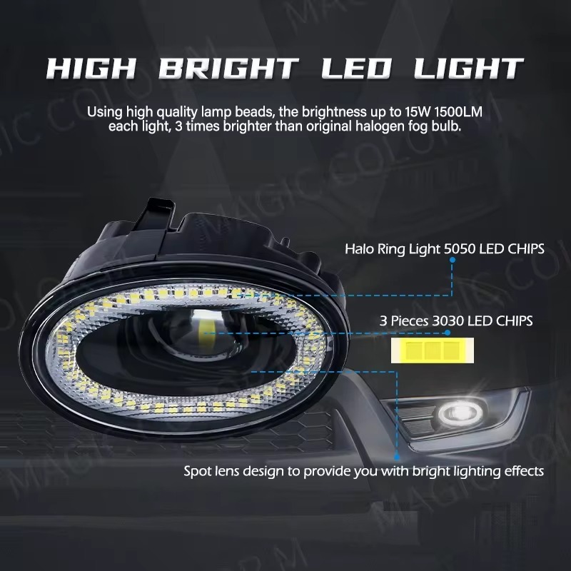 ไฟตัดหมอก LED DRL สำหรับรถยนต์ - Car Accessories Honda Crv บทวิจารณ์และราคา