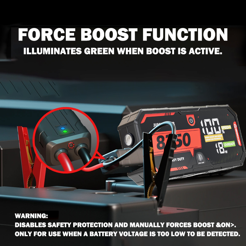 เครื่องช่วยสตาร์ทรถยนต์ 8250A  - Portable Jump Starter บทวิจารณ์และราคา