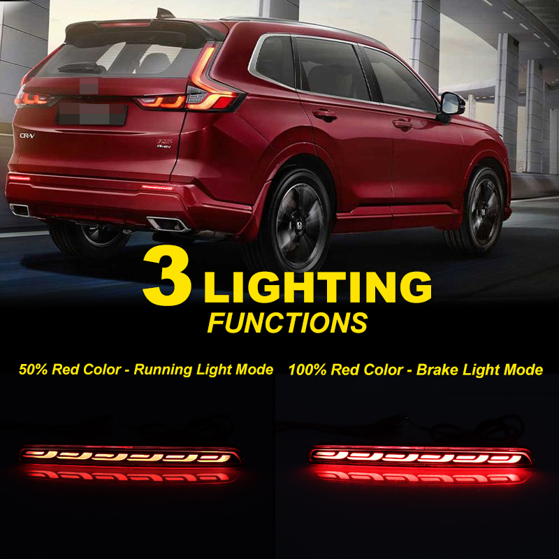 ไฟสะท้อนแสงกันชนหลังแบบ LED สำ - Car Accessories Honda Crv บทวิจารณ์และราคา