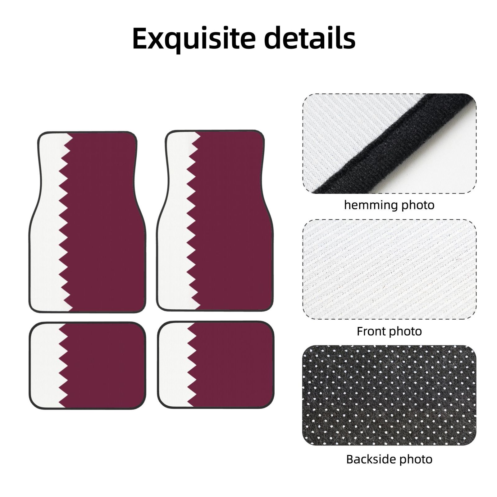 พรมปูพื้นรถยนต์ลายธงชาติกาตาร์ - Car Accessories Qatar บทวิจารณ์และราคา
